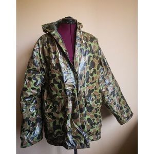 🌧Camo Green Rain Jacket 🌧